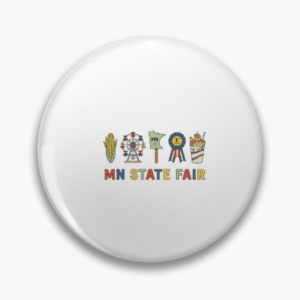 Item preview, MN State Fair Food Iconic Minnesota Illustration designed and sold by ImeldaSparks.