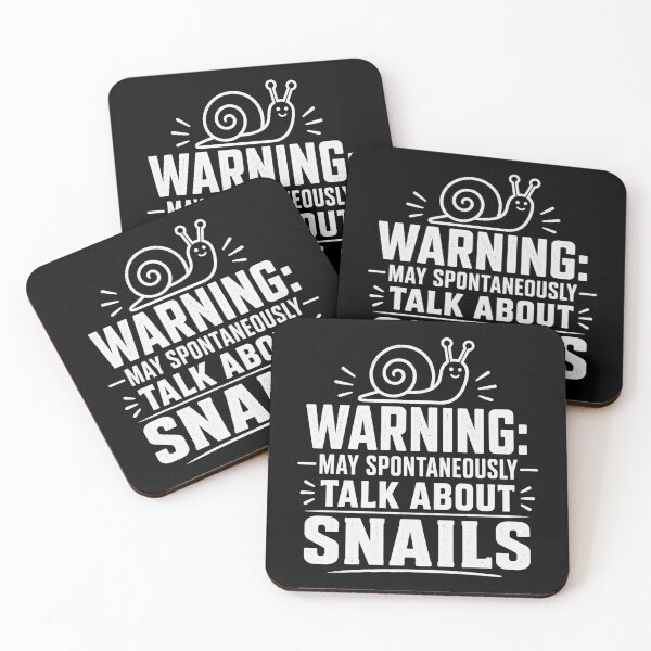 Item preview, Warning May Spontaneously Talk About Snails Funny Snail Lover Design designed and sold by MiALopezArt.