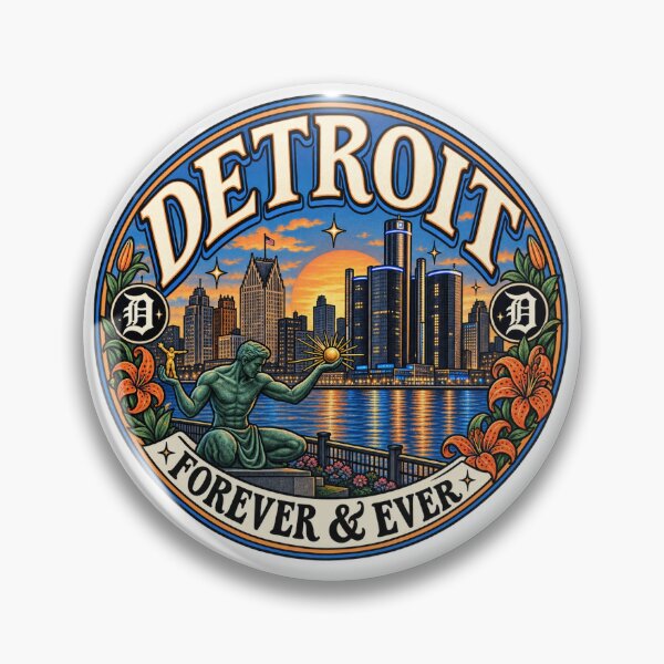 Artikelvorschau, Detroit entworfen und verkauft von Ourhappyplaces.