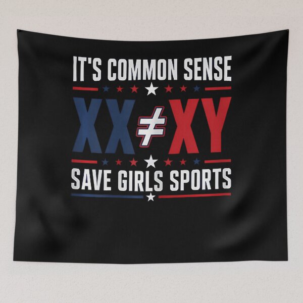 Item preview, It's Common Sense Xx≠xy Save Girls Sports designed and sold by Krwasatoune.