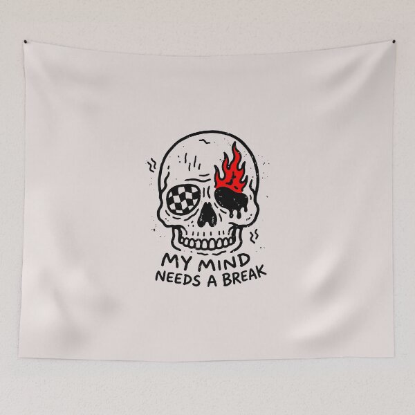 Item preview, My Mind Needs A Break Flame Fire Burnout designed and sold by AnhaPhysic.