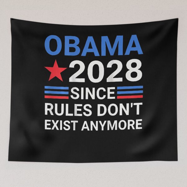 Item preview, Obama 2028 Since Rules Don't Exist Anymore designed and sold by Krwasatoune.