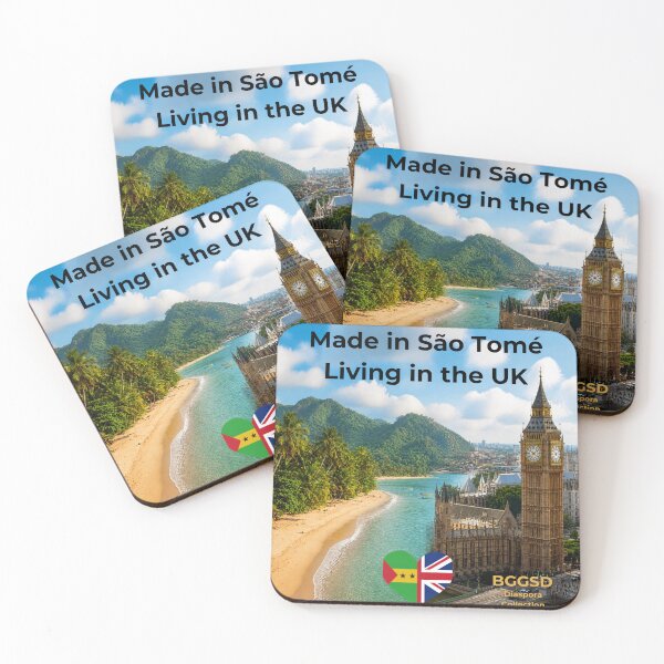 Item preview, Made in São Tomé, Living in the UK designed and sold by BGGSD.