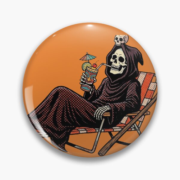 Item preview, The Grim Reaper on Vacation designed and sold by conamor-bymel.