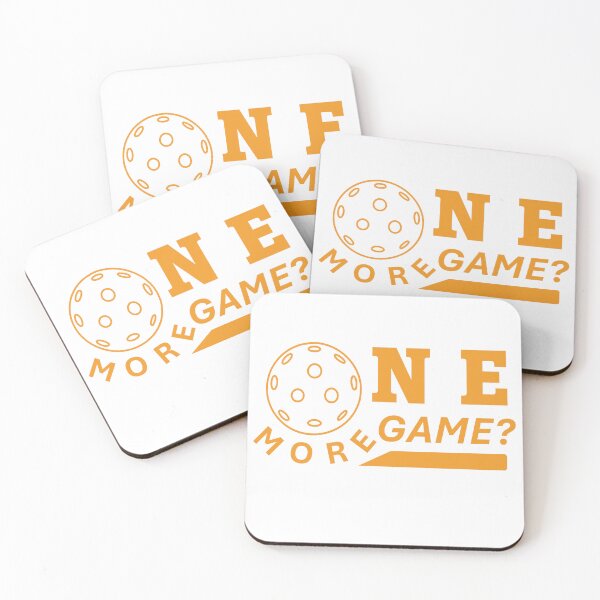 Item preview, Pickleball One More Game - Orange designed and sold by abotello77.