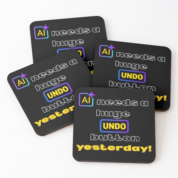 Item preview, AI needs a huge UNDO button yesterday! designed and sold by Legacy Supreme.
