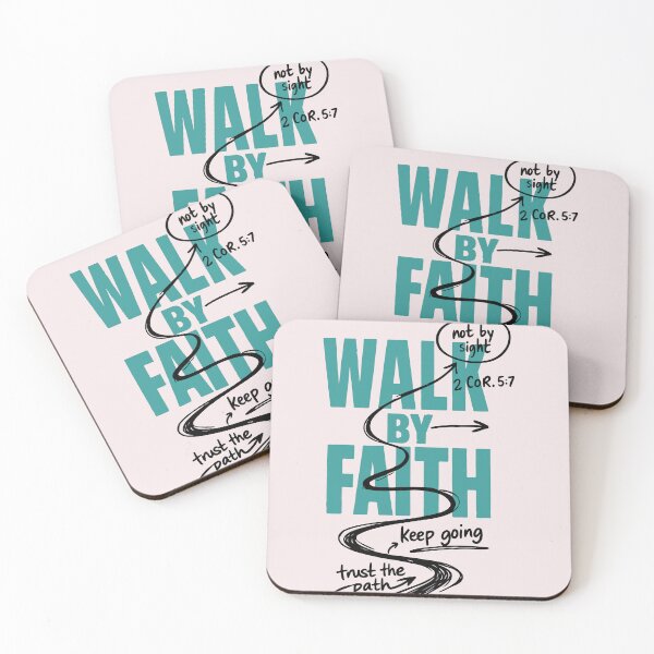 Item preview, Walk By Faith Not By Sight Christian Scripture Vintage designed and sold by AnhaPhysic.