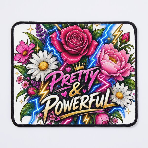 Item preview, Pretty & Powerful Floral Lightning T-Shirt Design | Feminine Electric Energy designed and sold by Trendnextstore.