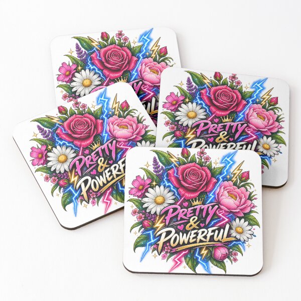 Item preview, Pretty & Powerful Floral Lightning T-Shirt Design | Feminine Electric Energy designed and sold by Trendnextstore.