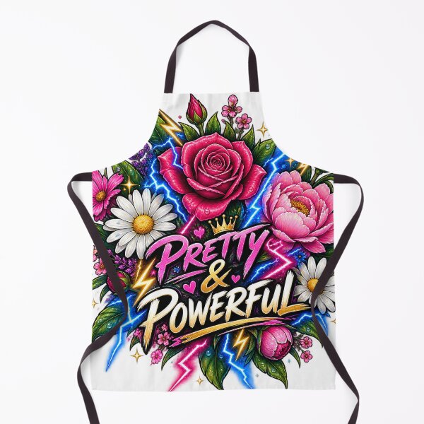 Item preview, Pretty & Powerful Floral Lightning T-Shirt Design | Feminine Electric Energy designed and sold by Trendnextstore.