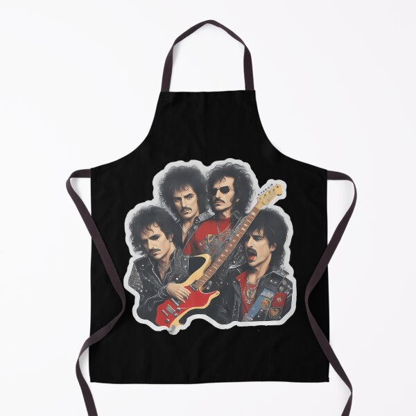 Item preview, Four Musicians Long Dark Hair Moustaches Red Electric Guitar designed and sold by monsefsamir.