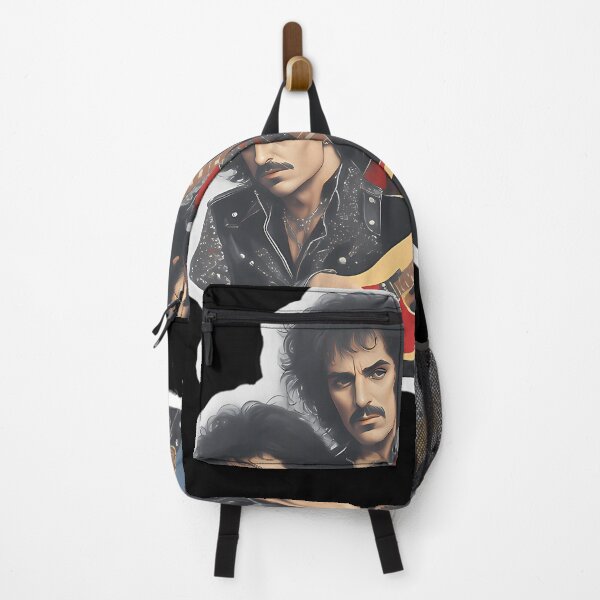Item preview, Four Musicians Long Dark Hair Moustaches Red Electric Guitar designed and sold by monsefsamir.
