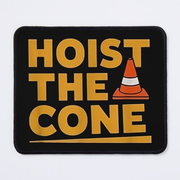 Item preview, Hoist The Cone Parking Chair designed and sold by Foxintheloart.