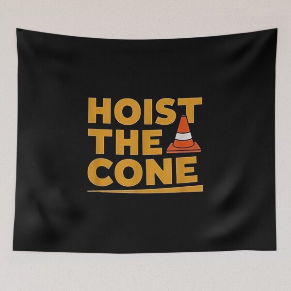 Item preview, Hoist The Cone Parking Chair designed and sold by Foxintheloart.