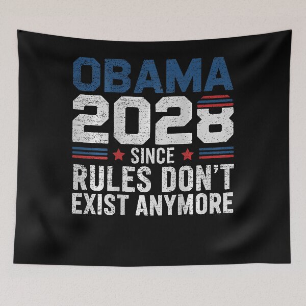Item preview, Obama 2028 Since Rules Don't Exist Anymore designed and sold by Krwasatoune.
