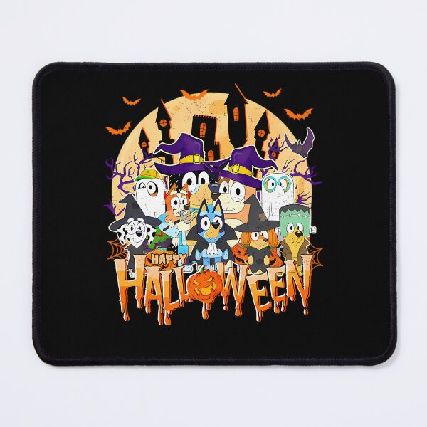 Item preview, Cartoon Blue Heeler Dogs Halloween Castle Moon designed and sold by shameArt.