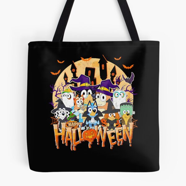 Item preview, Cartoon Blue Heeler Dogs Halloween Castle Moon designed and sold by shameArt.