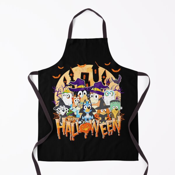 Item preview, Cartoon Blue Heeler Dogs Halloween Castle Moon designed and sold by shameArt.