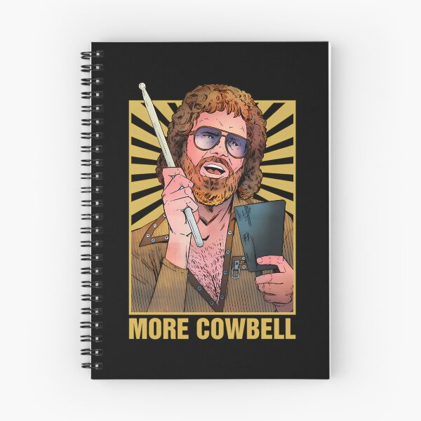 Item preview, Bearded Musician Holding Drumstick Cowbell designed and sold by shameArt.