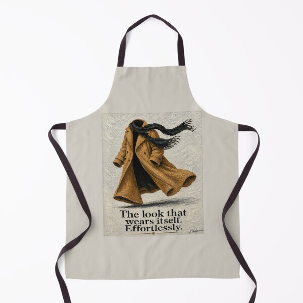 Item preview, Floating Oversize Coat Walks Alone Surrealist Fashion Camel Art designed and sold by Artisticanvas.