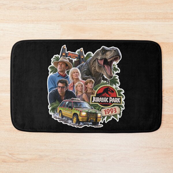 Item preview, Jurassic Park 1993 Vintage Tribute - Adventure and Tyrannosaurus Rex Art designed and sold by killem667.