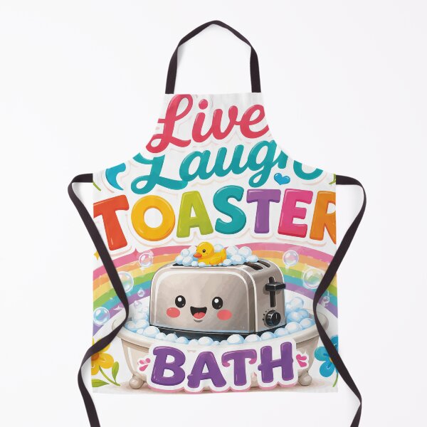 Item preview, Live Laugh Toaster Bath designed and sold by SomethingUnique | AaliyahSparrow.