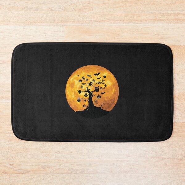 Item preview, Halloween Tree Silhouette Full Moon Spooky Owls Bats Graphic designed and sold by abig-eiyana.
