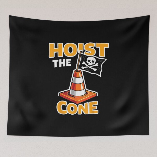 Item preview, Hoist The Cone Parking Chair Funny Saying Baseball designed and sold by Foxintheloart.