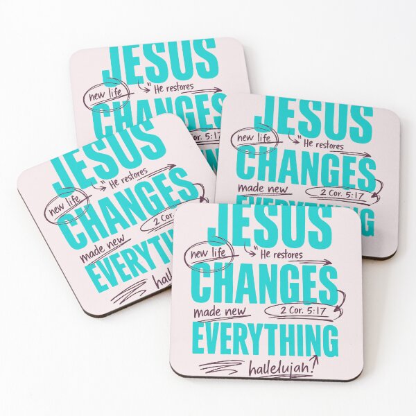 Item preview, Jesus Changes Everything 2 Corinthians 5 17 Christian Faith designed and sold by AnhaPhysic.