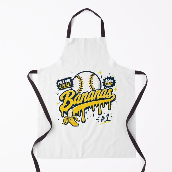 Item preview, Fun Banana Baseball Graphic designed and sold by MichaelWa20982.