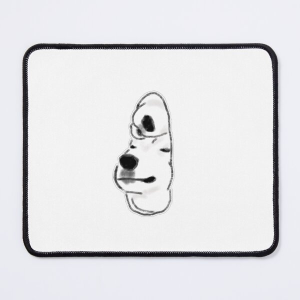 Item preview, Minimalist White Dog Profile designed and sold by raun.draw.