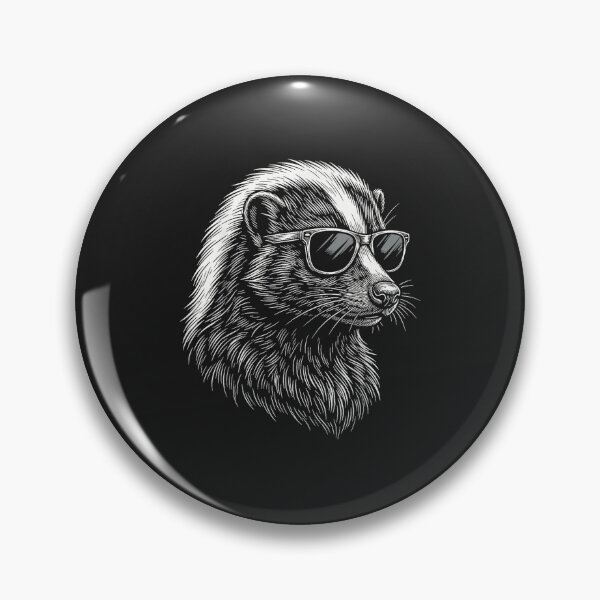 Item preview, Cool Skunk Wearing Sunglasses Vintage Woodcut Animal Graphic designed and sold by abig-eiyana.