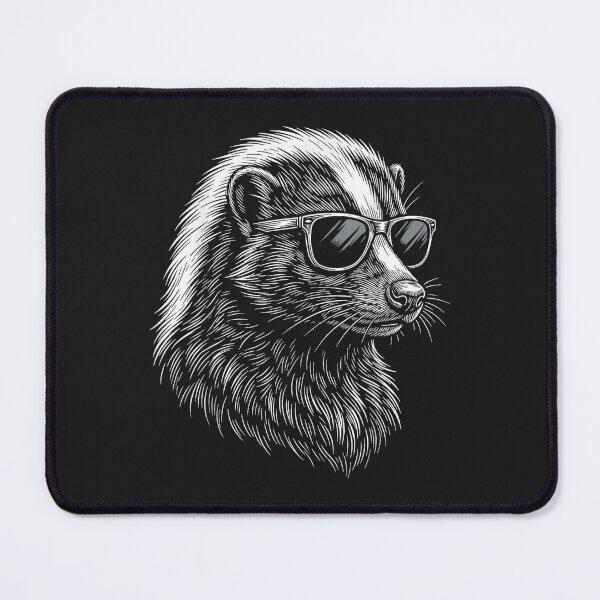 Item preview, Cool Skunk Wearing Sunglasses Vintage Woodcut Animal Graphic designed and sold by abig-eiyana.