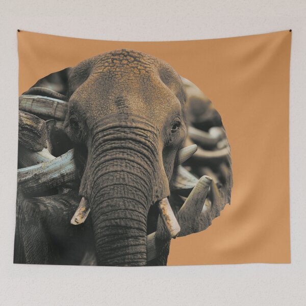 Item preview, African Elephant Art designed and sold by JelliGraphy.