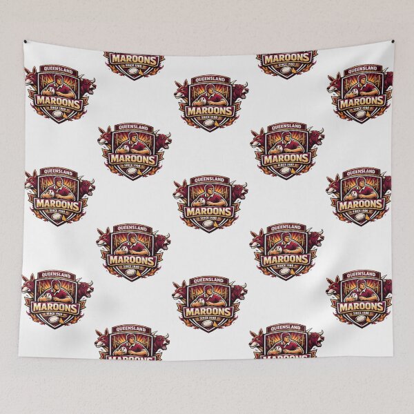 Item preview, Queensland Maroons  designed and sold by PixelOrbits.