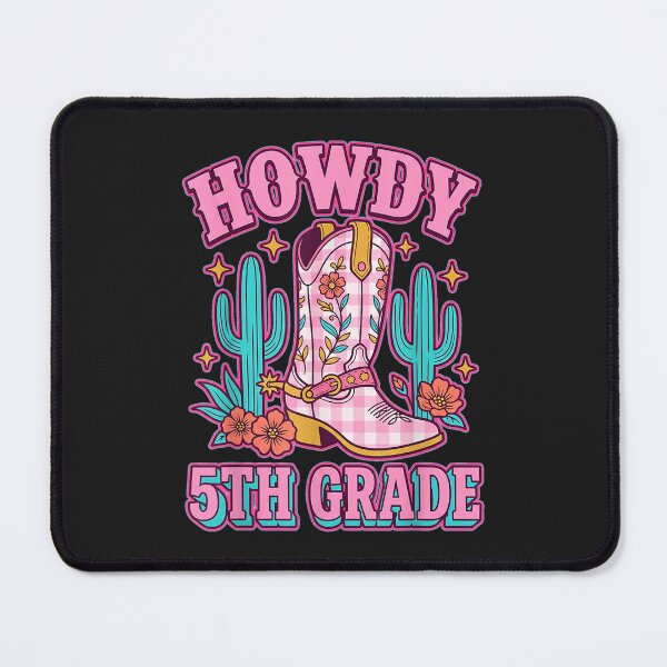Item preview, Howdy 5th Grade Western Cowgirl Boots Back to School Graphic designed and sold by abig-eiyana.