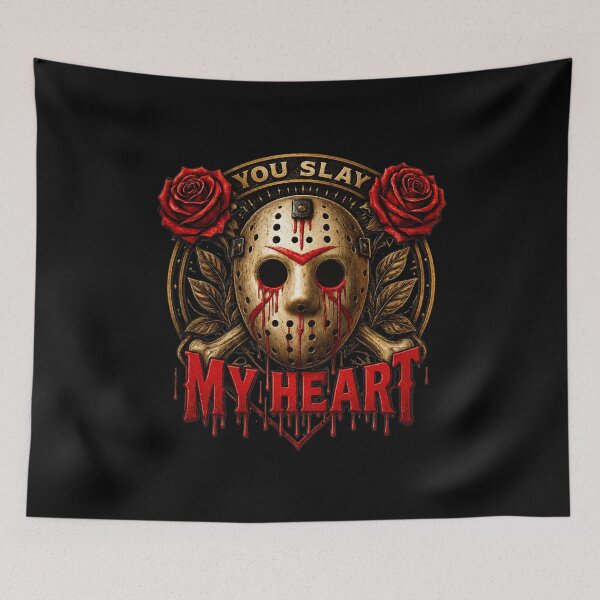 Item preview, Dark Romance Slasher Mask Graphic Tee designed and sold by BrianSant23775.