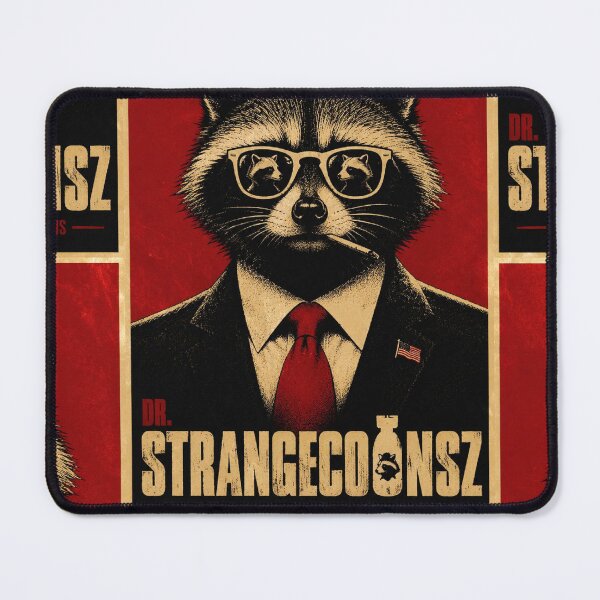 Item preview, Dr. Strangecoonsz Raccoon - Funny Dr. Strangelove Parody Poster designed and sold by BRTHRCNK01.