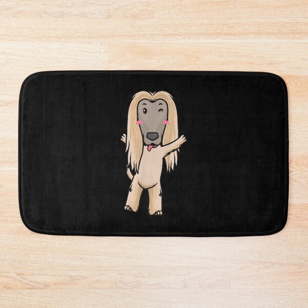 Item preview, Playful Afghan Hound Cartoon Dog Cute Kawaii Winking designed and sold by vesthljaque.