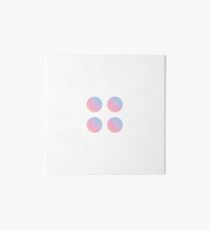 BTS Love Yourself S E L F Pop Socket Sized Stickers Art Board Print
