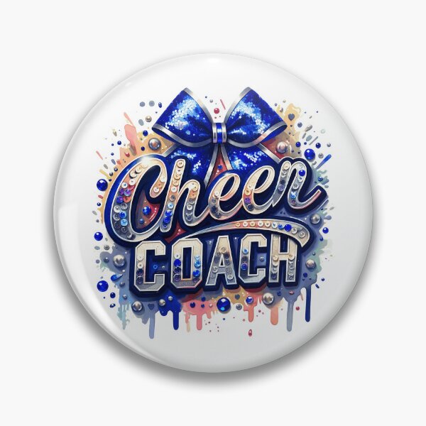 Item preview, Cheer Coach Sparkle Bow Motivational designed and sold by JamesWyat18400.