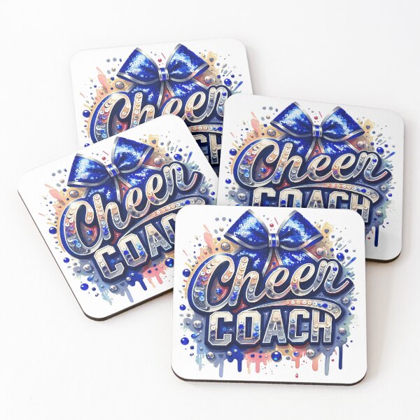 Artikelvorschau, Cheer Coach Sparkle Bow Motivational entworfen und verkauft von JamesWyat18400.