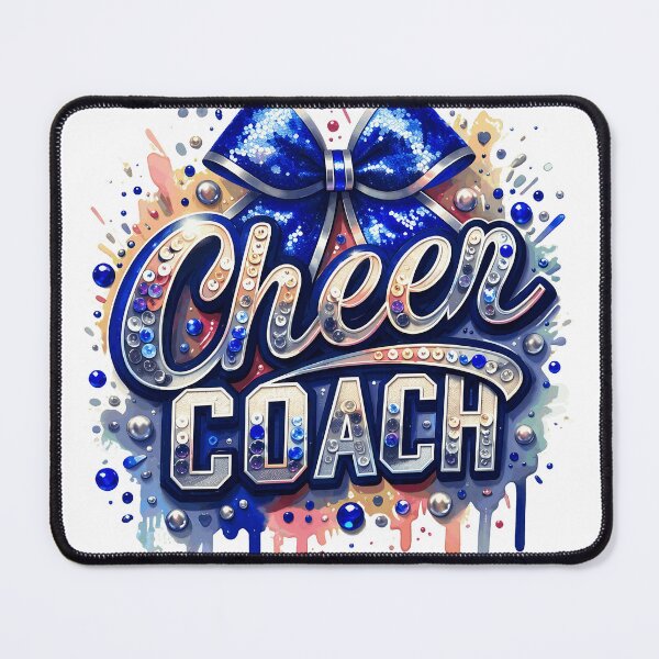 Item preview, Cheer Coach Sparkle Bow Motivational designed and sold by JamesWyat18400.