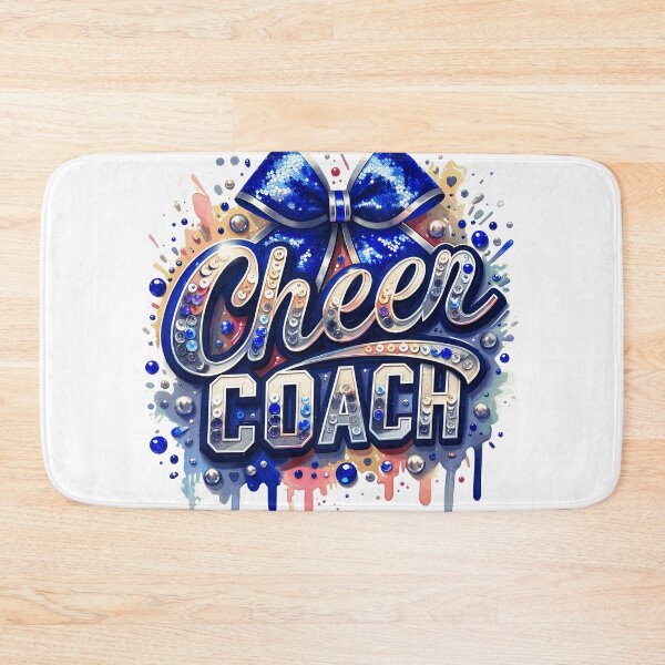 Item preview, Cheer Coach Sparkle Bow Motivational designed and sold by JamesWyat18400.