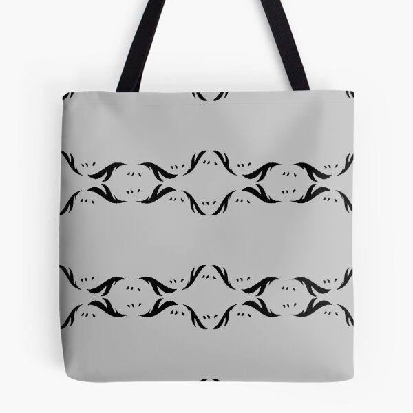 Item preview, Black simple leaf pattern designed and sold by RogueofSpace.