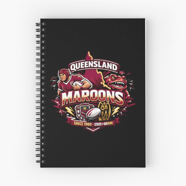 Item preview, Queensland Maroons designed and sold by PixelOrbits.