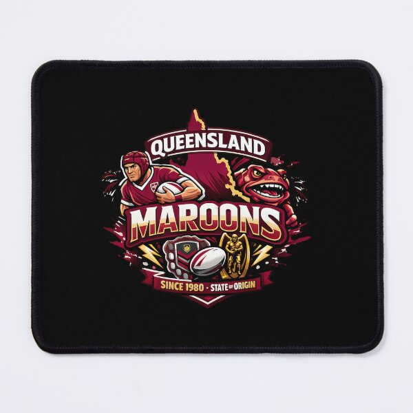 Item preview, Queensland Maroons designed and sold by PixelOrbits.