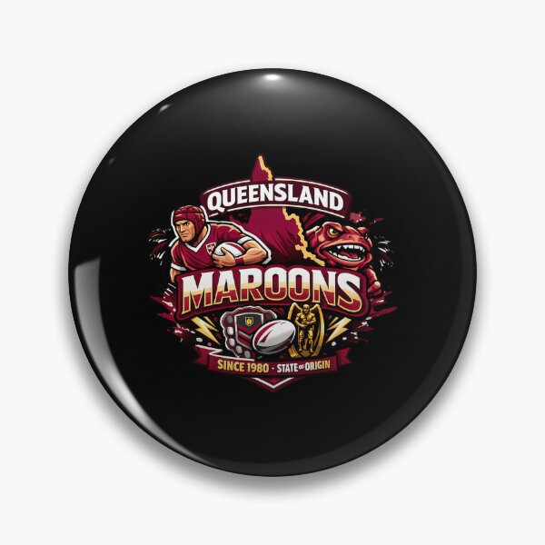 Item preview, Queensland Maroons designed and sold by PixelOrbits.