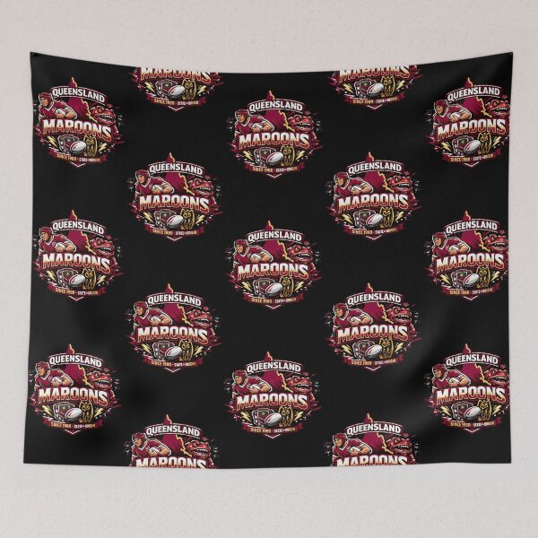 Item preview, Queensland Maroons designed and sold by PixelOrbits.