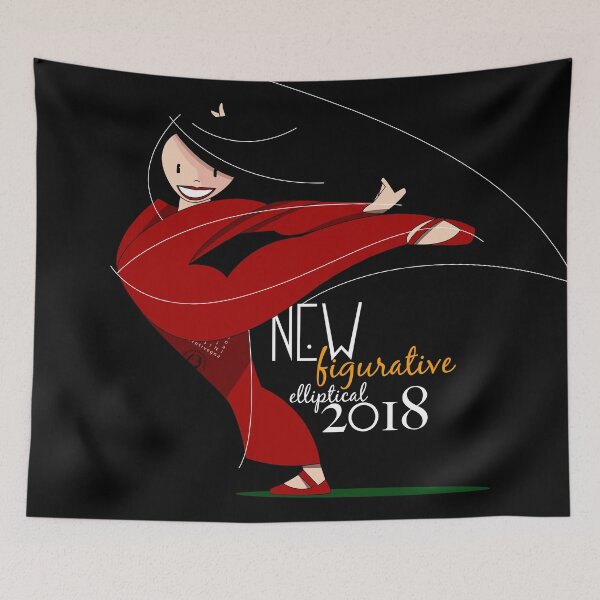 Item preview, The New Figurative Elliptical graphic art 2018 designed and sold by Luca Mesini.